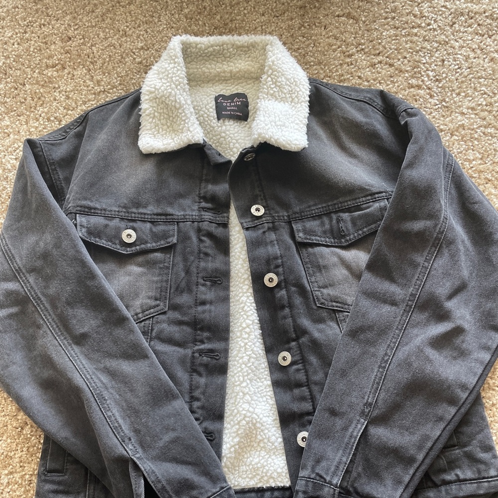 sherpa jean jacket